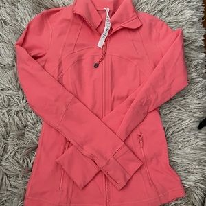 lululemon raspberry cream define jacket